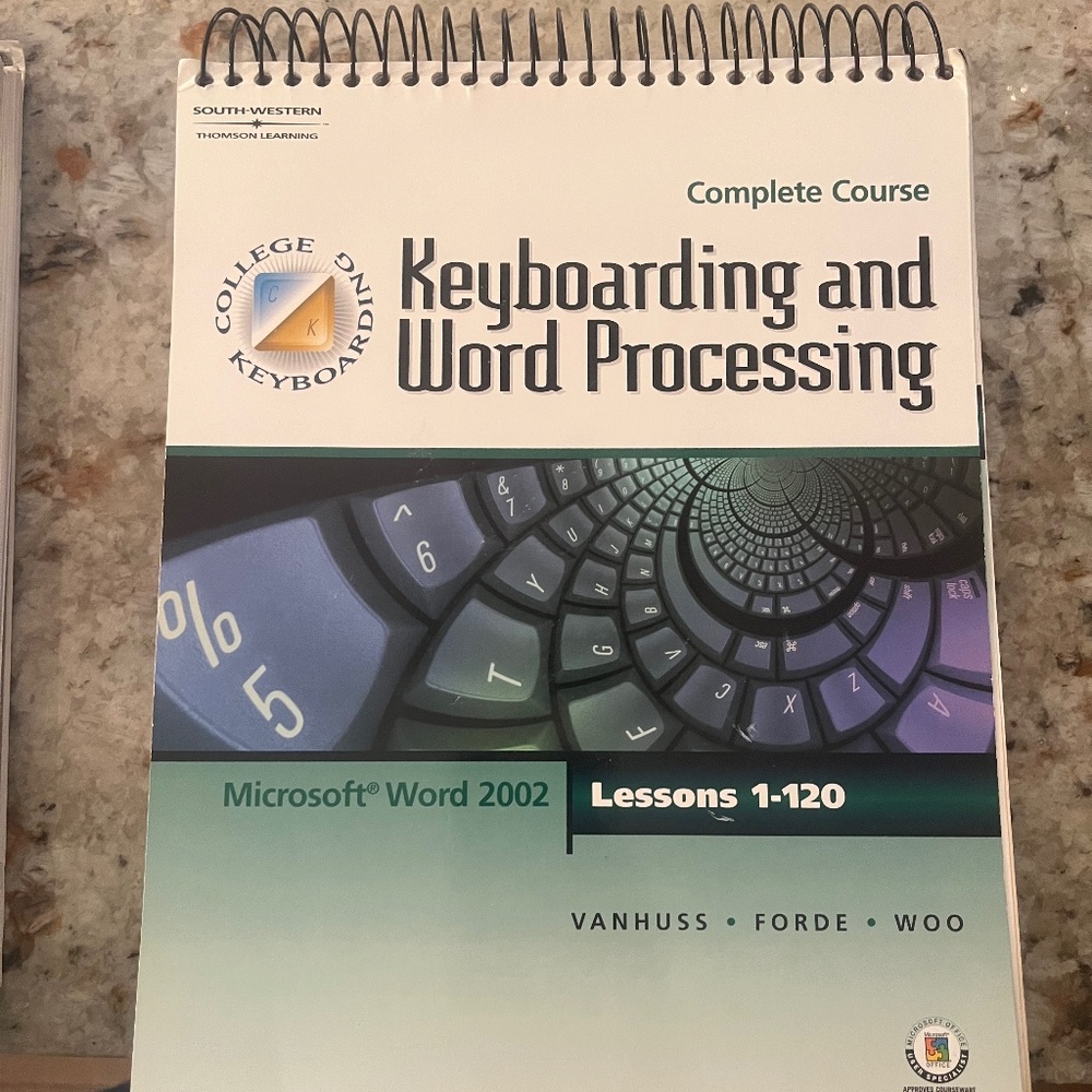 Keyboarding and Word Processing Book